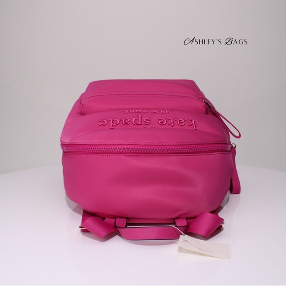 Kate Spade Ella Large Puffy Backpack In Candied Pink - Picture 6 of 10